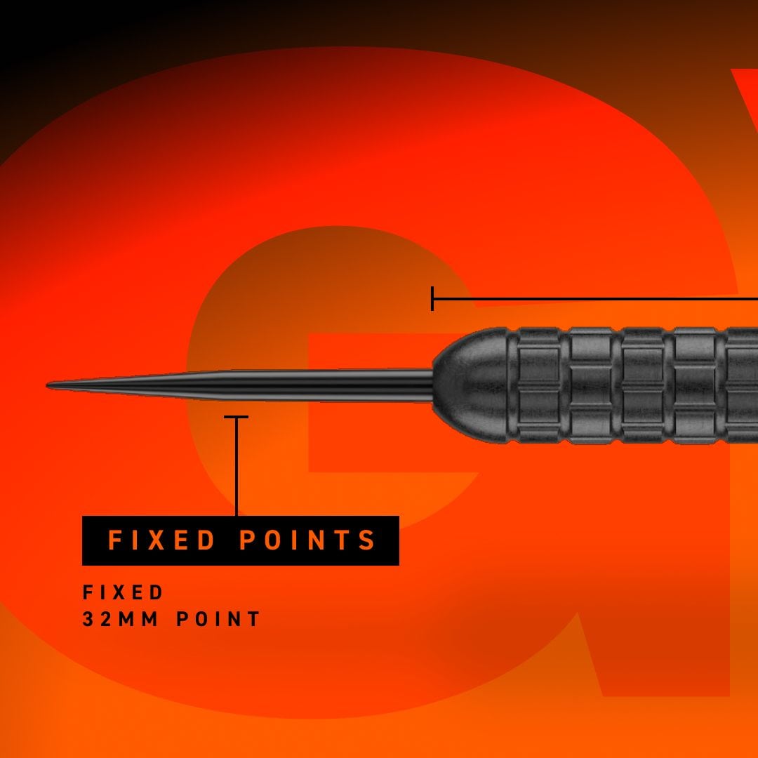 Winmau Gian Van Veen jádro mosazné Steeldarts - 21g Auf dem Bild ist Winmau Gian Van Veen Core Brass Steeldarts mit 21 Gramm abgebildet. Der Fokus liegt auf der Detailansicht des Dartpfeils.