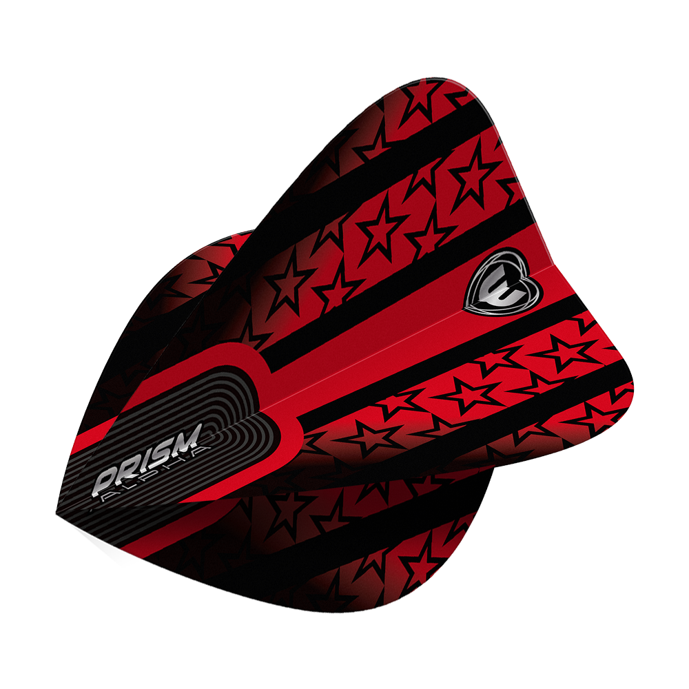 Lety draka Winmau Alpha Red Black Stars