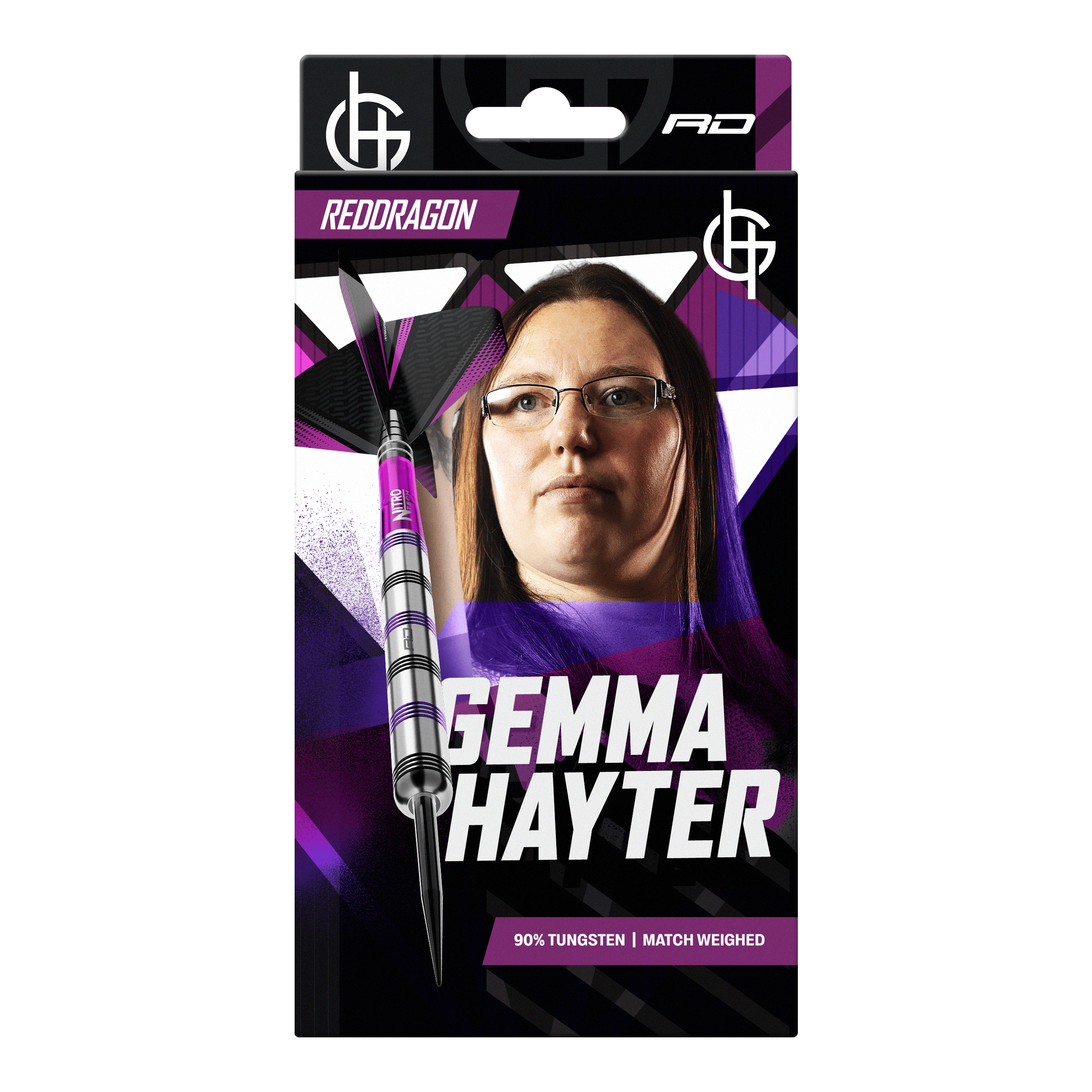 Ocelové šipky Red Dragon Gemma Hayter - 22g Abgebildet sind die Red Dragon Gemma Hayter Steeldarts - 22g. Die Darts sind für das Steeldartspiel konzipiert.