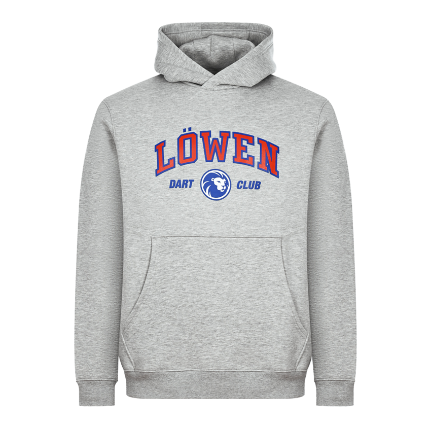 Mikina s kapucí Lions Collection Club Das Bild zeigt einen Löwen Kollektion Club Hoodie. Der Hoodie bietet Komfort und Stil für Clubmitglieder.