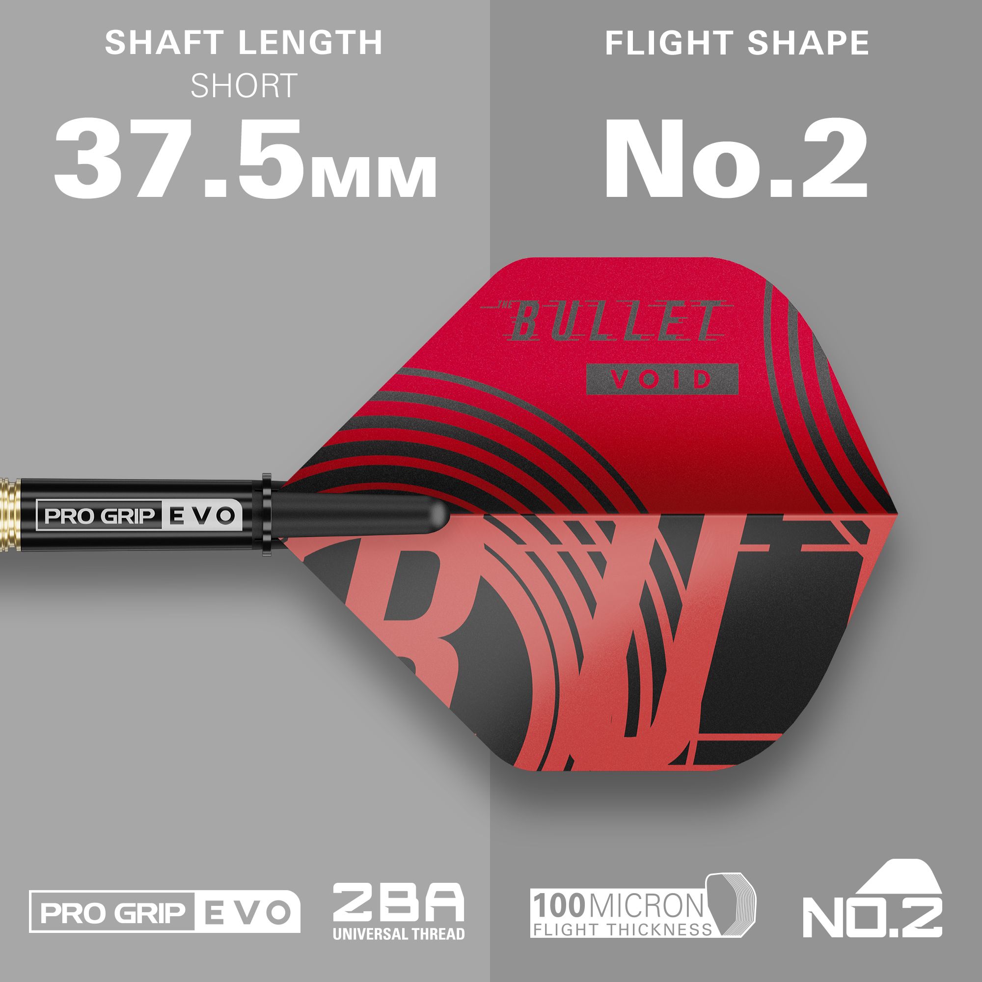 Šipky Target Stephen Bunting GEN5 Void Soft - 18g Auf dem Bild sind die Target Stephen Bunting GEN5 Void Softdarts - 18g zu sehen. Sie sind ideal für Softdartspiel und bieten eine hochwertige Verarbeitung.