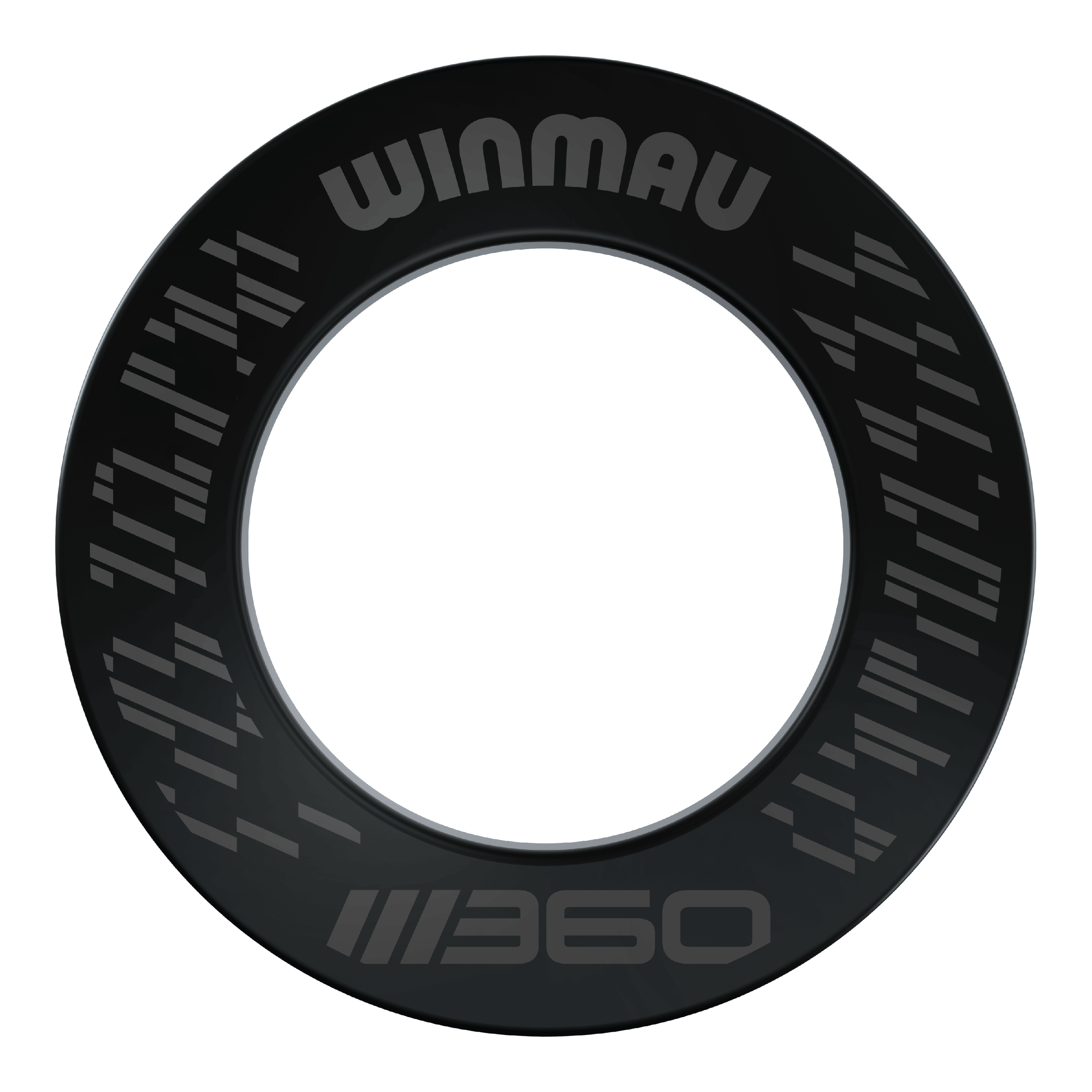 Obložení terče Winmau Blade 360 - černé Das Bild zeigt das Winmau Blade 360 Dartboard Surround in Schwarz. Diese Dartboard-Umrandung schützt die Wand und bietet ein professionelles Aussehen.
