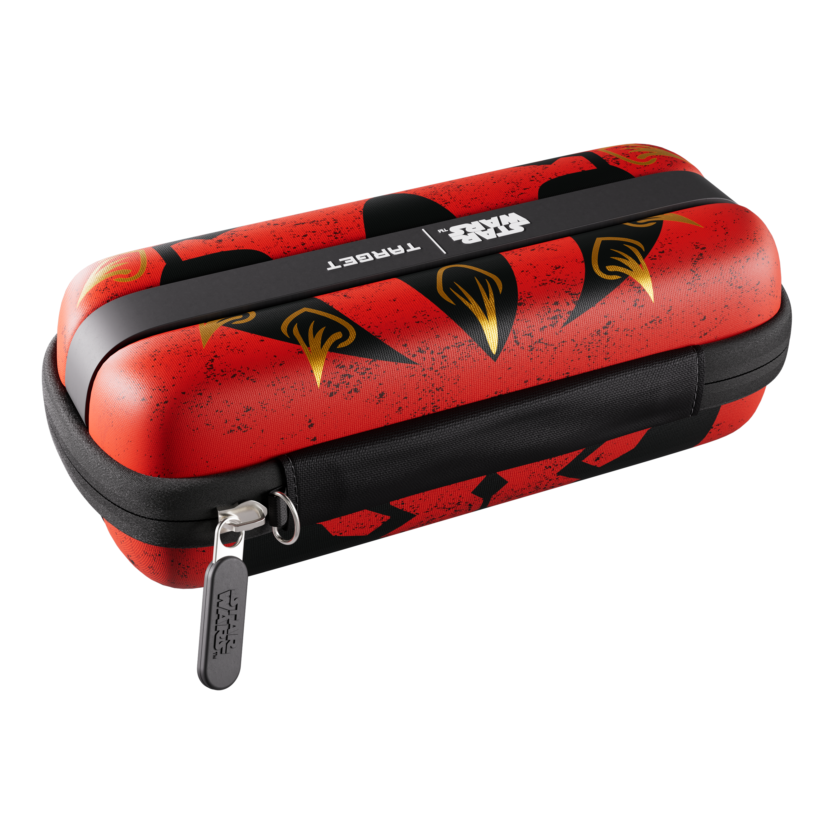 Pouzdro na šipky Target Star Wars Boa - Darth Maul Das Bild zeigt das Target Star Wars Boa Dartcase im Darth Maul Design. Es handelt sich um ein Dartcase mit einem Star Wars Motiv.