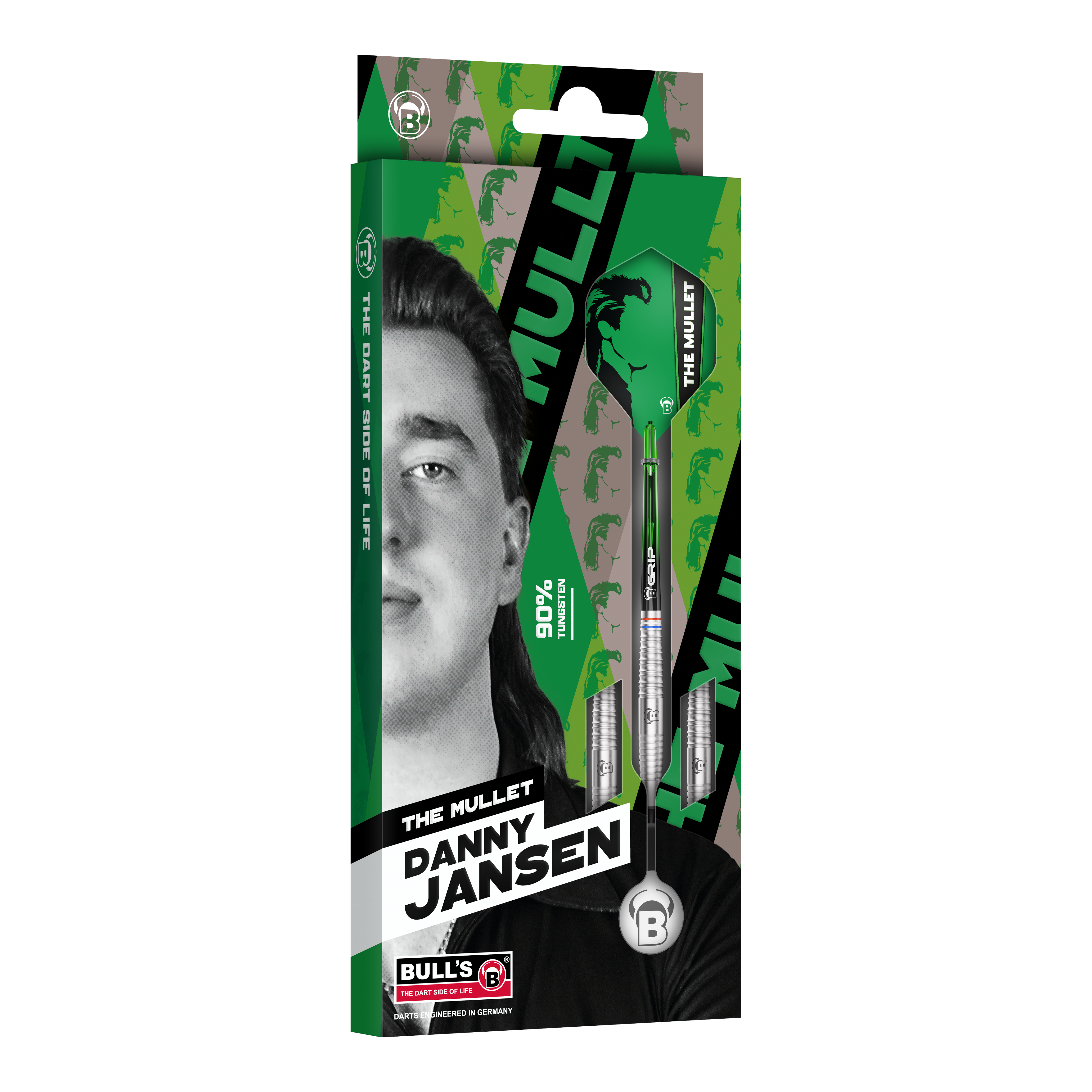 Měkké šipky Bulls Danny Jansen - 20g Hier ist der Bulls Danny Jansen Softdart mit 20g Gewicht abgebildet. Das Produkt eignet sich für professionelle Softdartspiele.