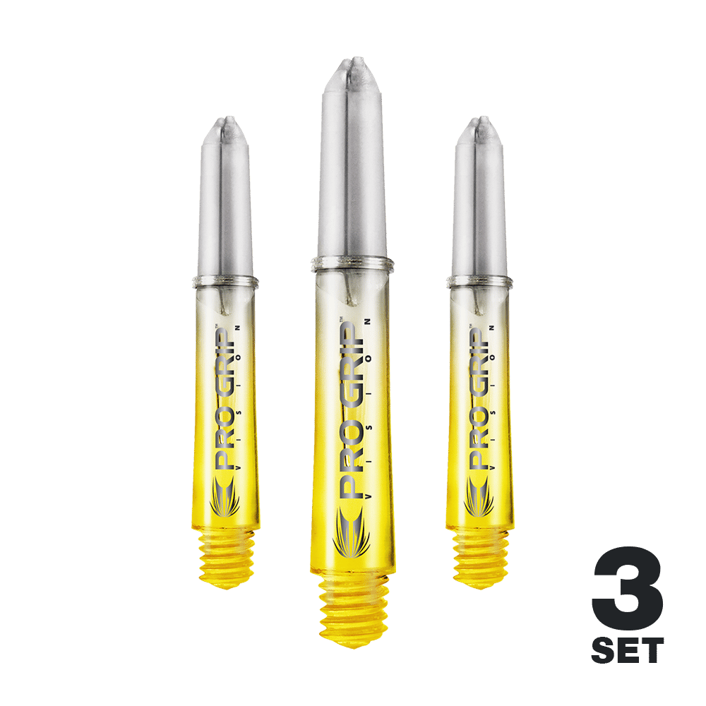 Target Pro Grip Vision Shafts – 3 sady – žlutá