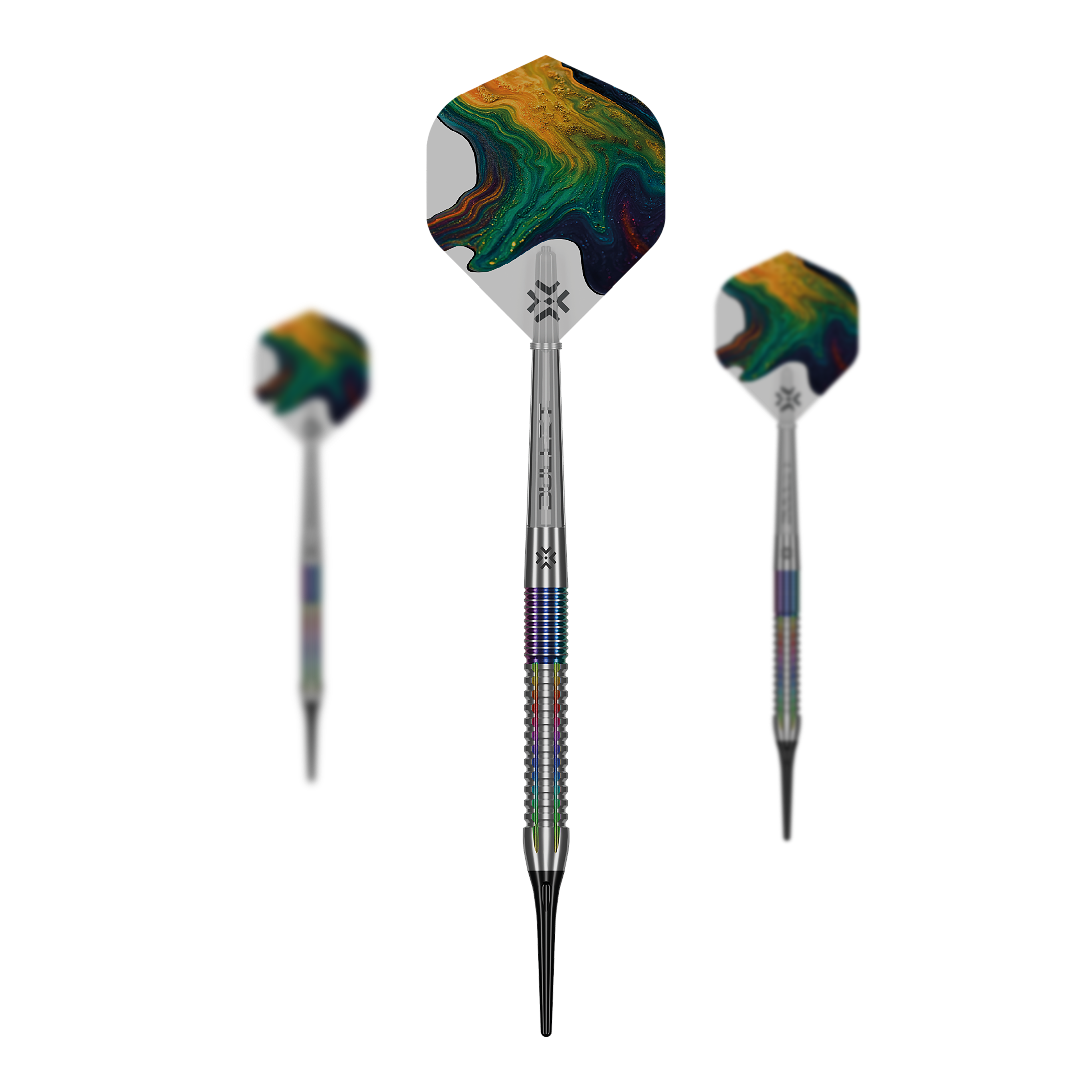 Měkké šipky Bullet Diesel V2 - 20g Dies ist ein Bild der Bullet Diesel V2 20g Soft Darts. Diese Softdarts sind speziell für elektronische Dartautomaten gedacht.