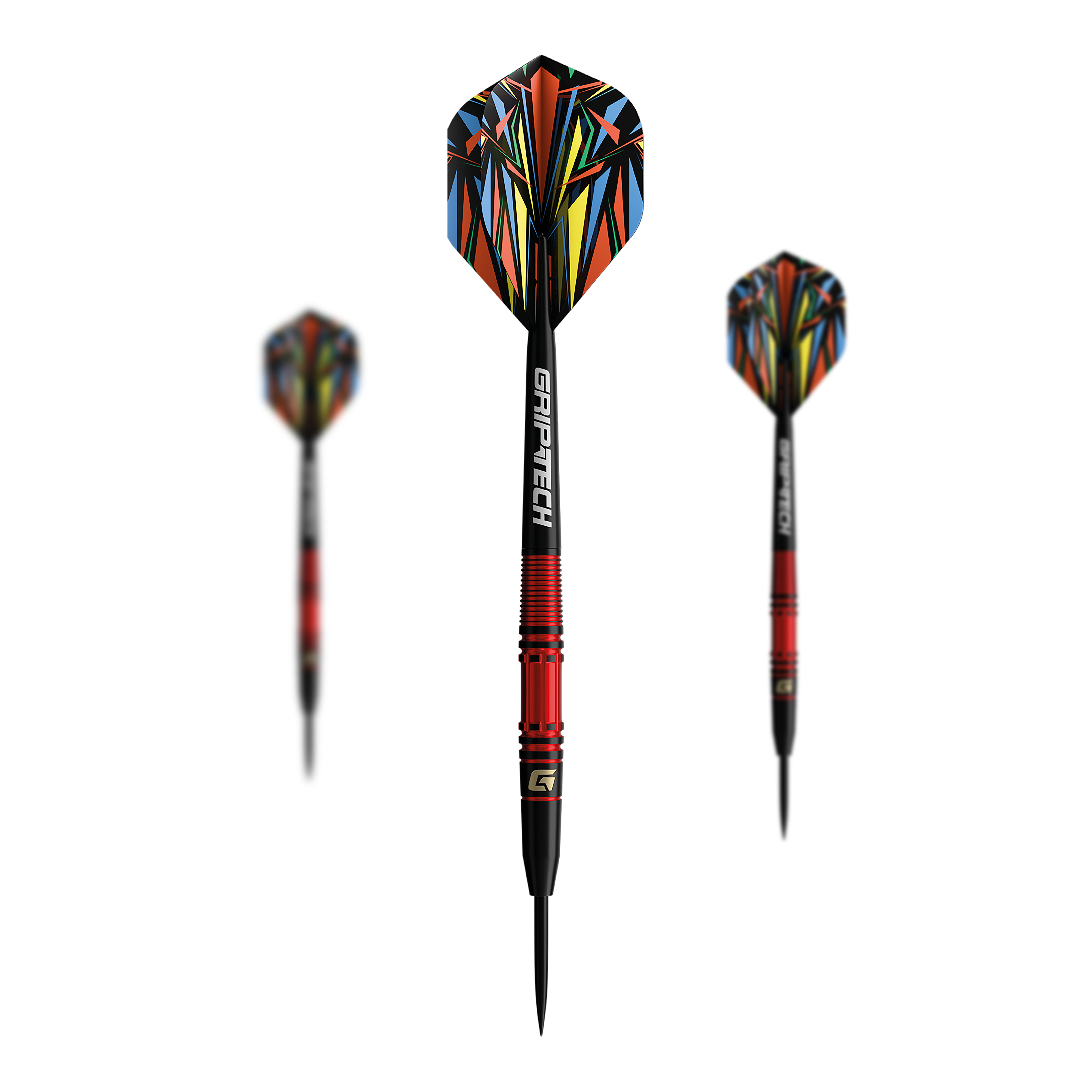 Šipky GOAT Athlete Red Tungsten Steel Das Bild zeigt die GOAT Athlete Red Tungsten Steeldarts. Die roten Steeldarts sind hochwertig verarbeitet.