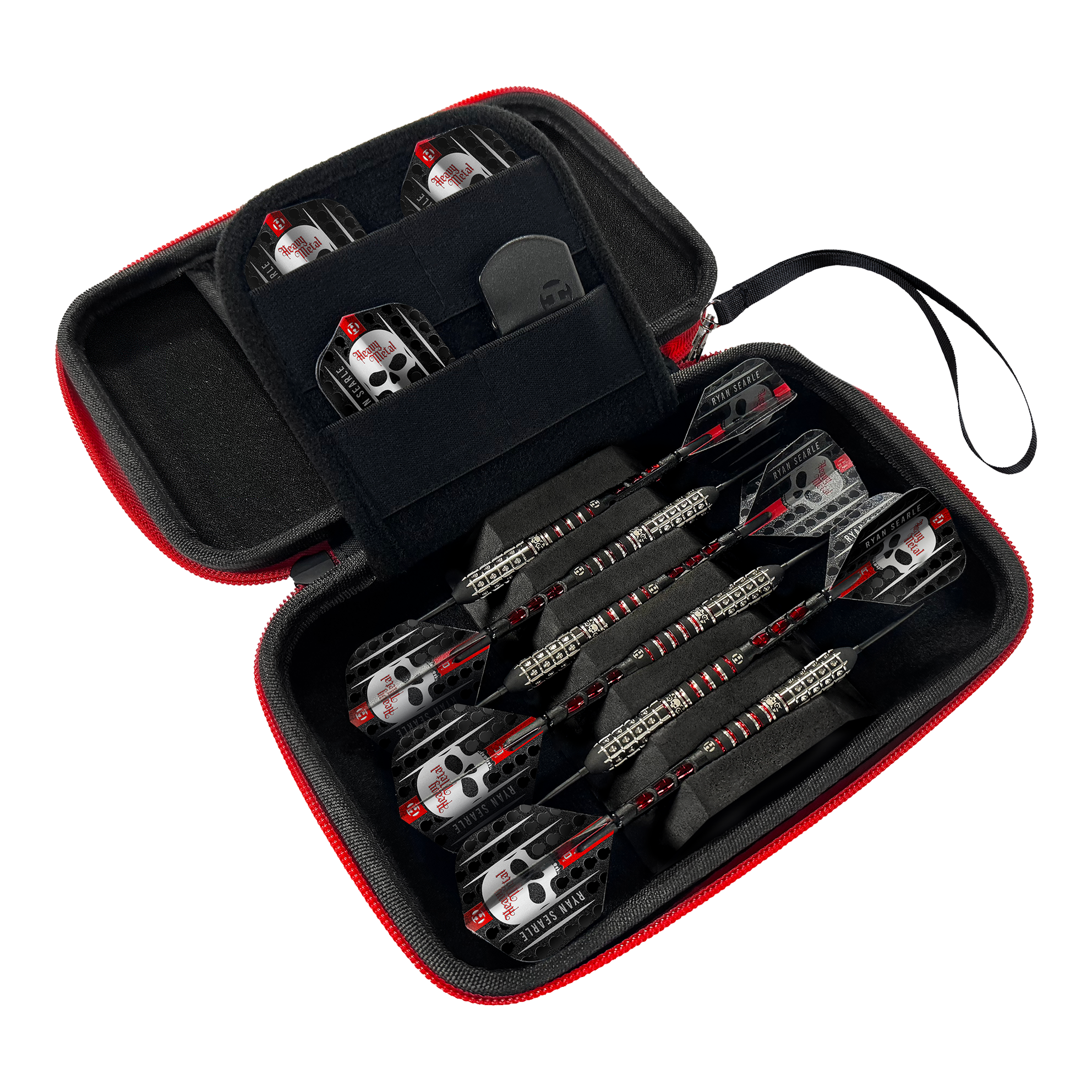 Pouzdro na šipky Harrow's Ryan Searle Player Pro6 Harrows Ryan Searle Player Pro6 Dartcase ist ein stabiles Etui für Darts. Es wurde speziell für den sicheren Transport entwickelt.