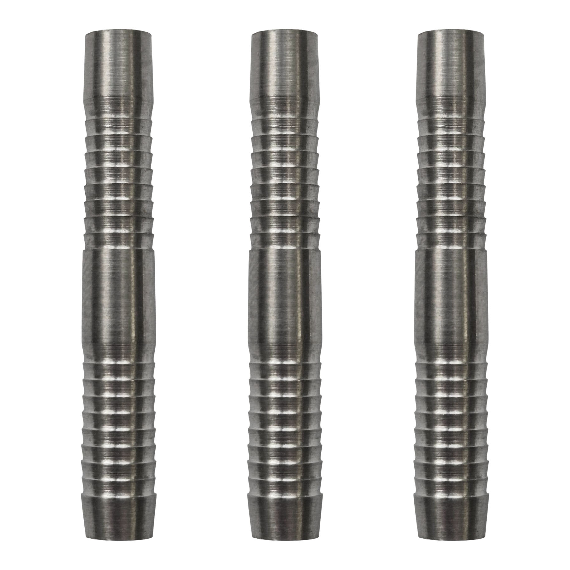 Hier ist das Produkt McDart Double Shark Softdart Barrels - 18g abgebildet. Es handelt sich um ein Set mit markantem Shark-Grip.