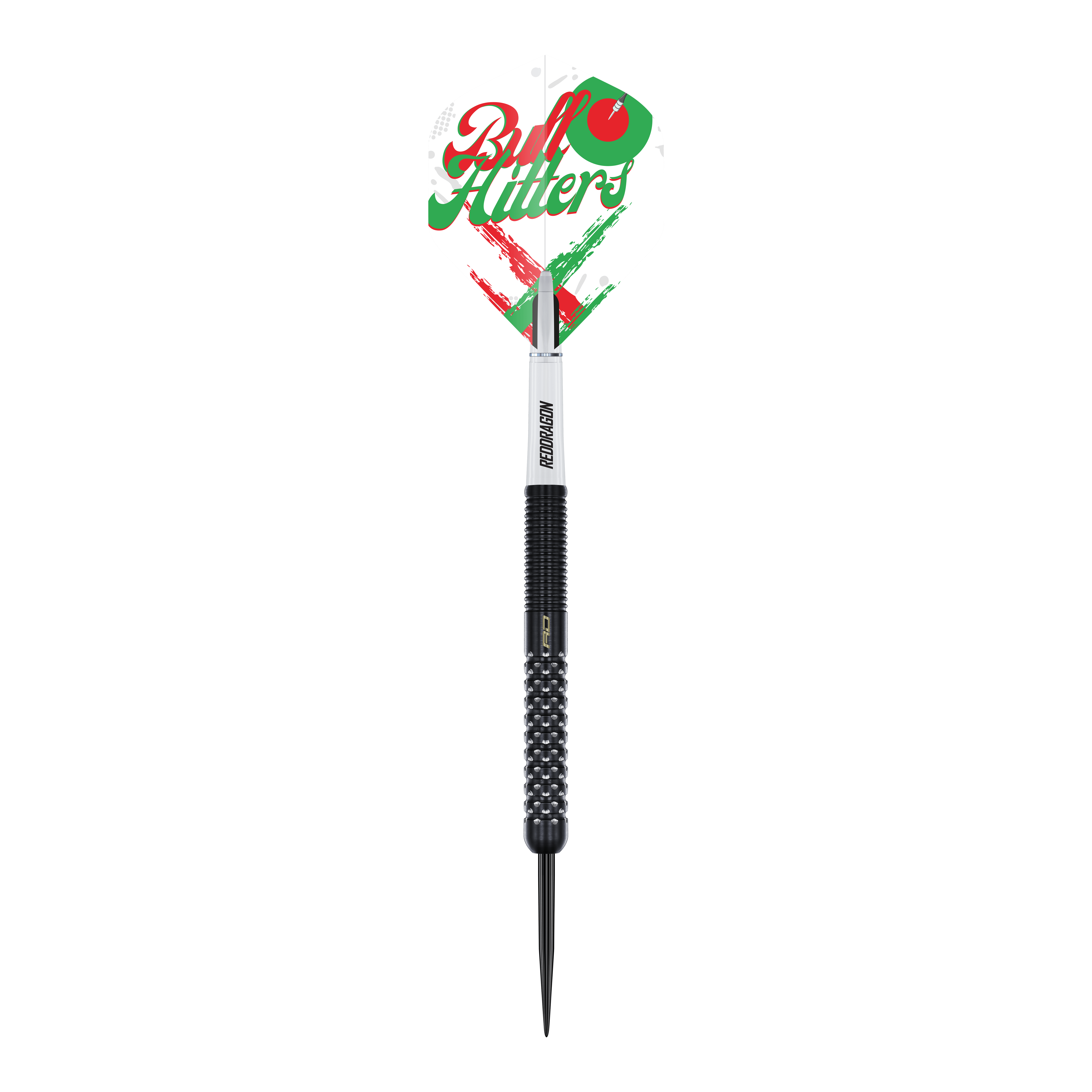 Ocelové šipky Red Dragon Bullhitters V1 - 23g Auf dem Bild ist der Red Dragon Bullhitters V1 Steeldarts - 23g zu sehen. Er eignet sich ideal für Steeldartspieler und wiegt 23 Gramm.