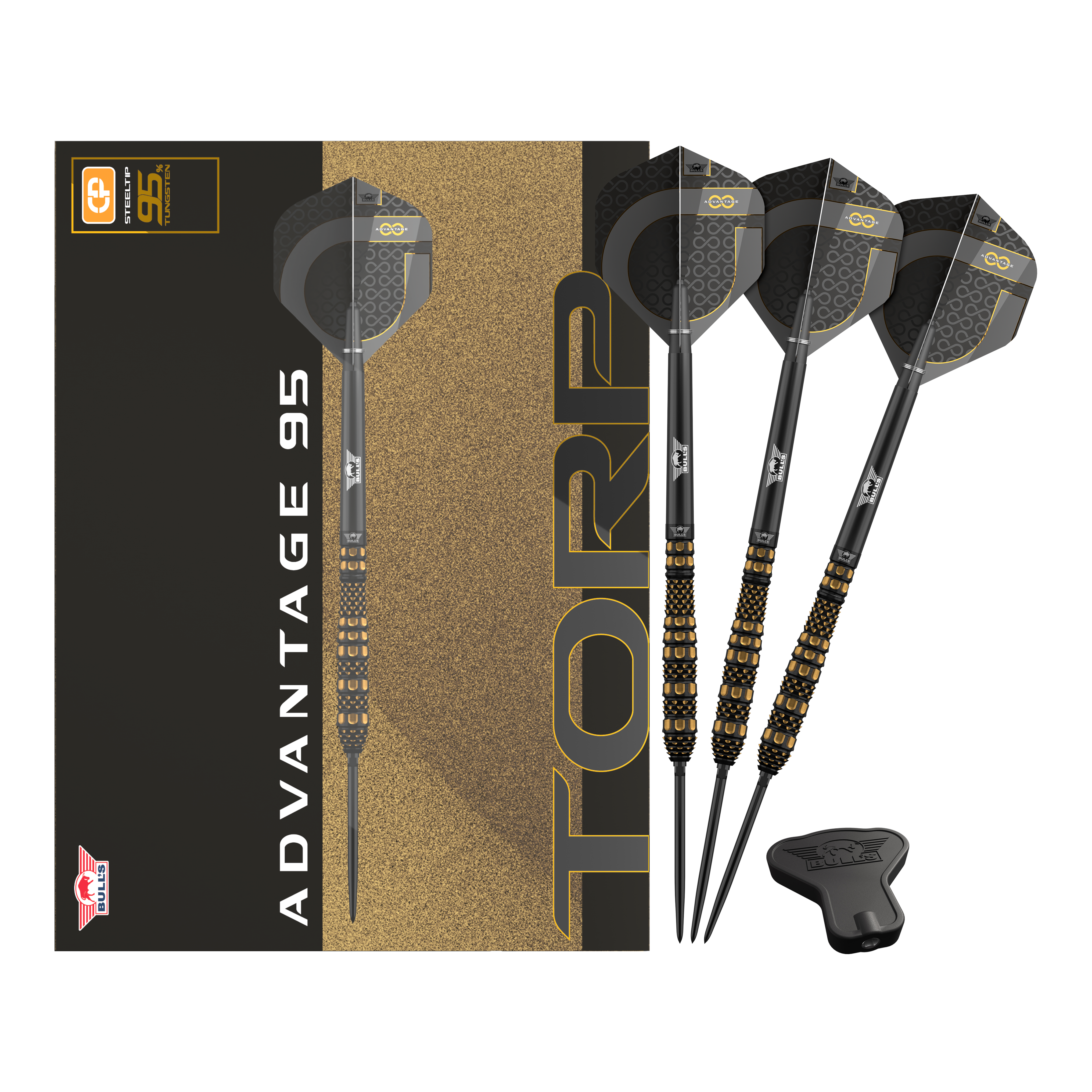 Šipky Bulls NL Advantage 95 Torp Convertible Point Steel Darts Šipky Bulls NL Advantage 95 Torp Convertible Point Steel Darts