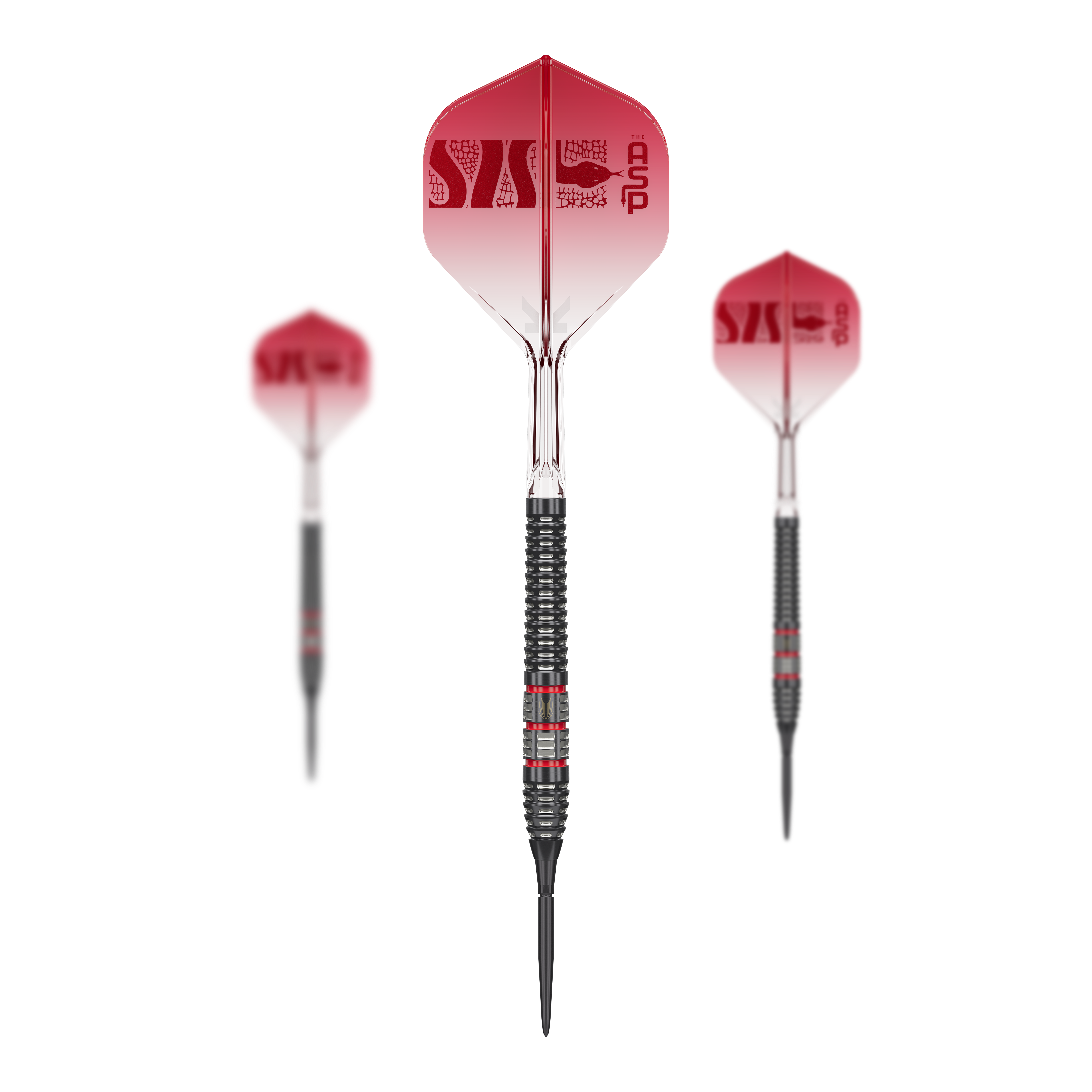 Šipky Target Nathan Aspinall 95K Swiss Point Steel Das Bild zeigt ein Set der Target Nathan Aspinall 95K Swiss Point Steeldarts. Die gesamte Produktzusammenstellung ist sichtbar.