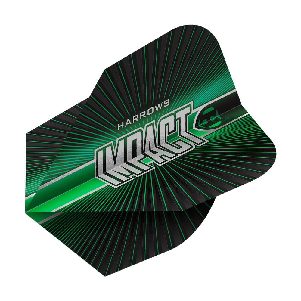 Lety Harrows Impact č. 6 Das Bild zeigt Harrows Impact No6 Flights. Es handelt sich um hochwertige Dart Flights.
