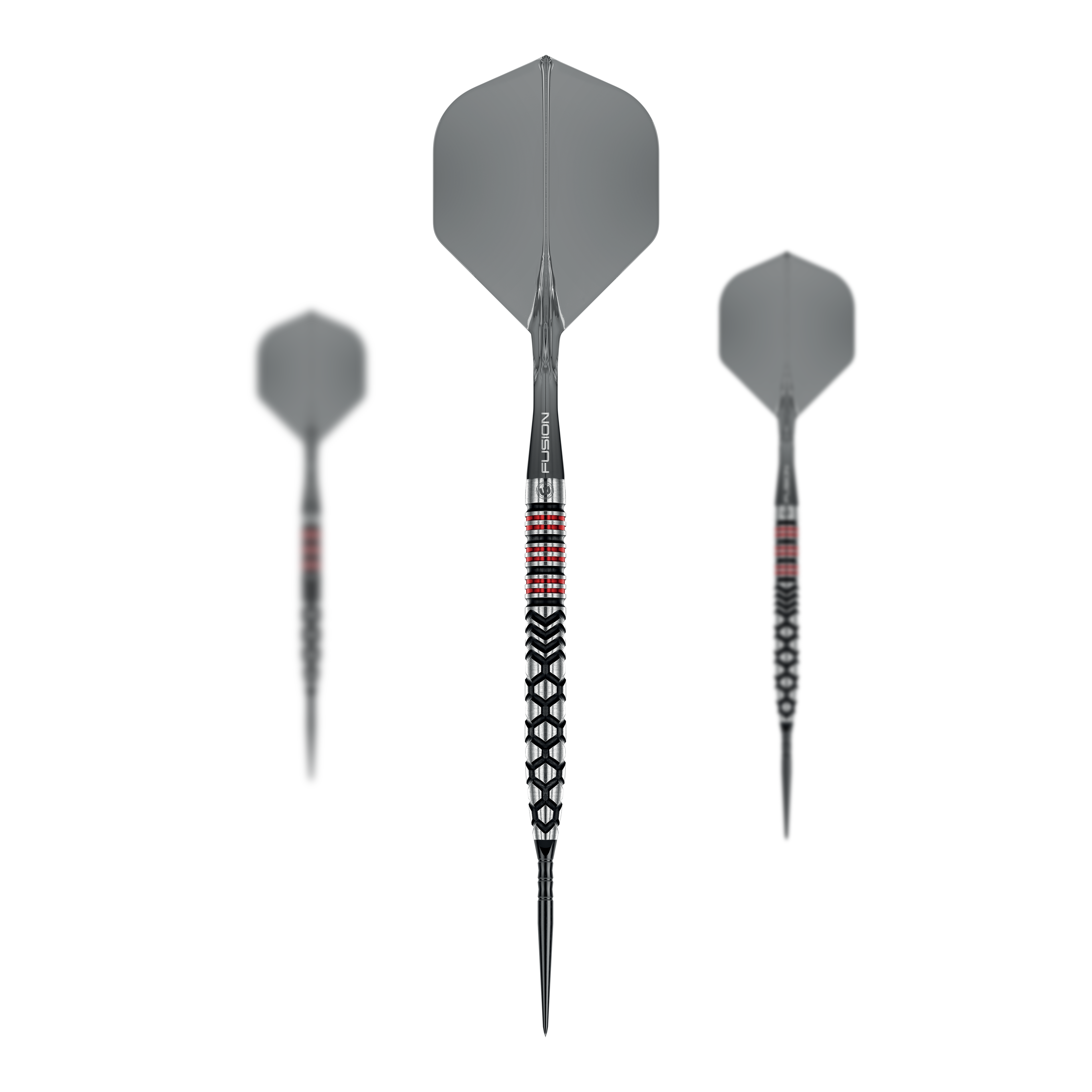 Šipky Winmau Fornax Tapered Switch Point ocelové Zu sehen ist ein Set der Winmau Fornax Tapered Switch Point Steeldarts. Das Set enthält mehrere Darts in gleichem Design.