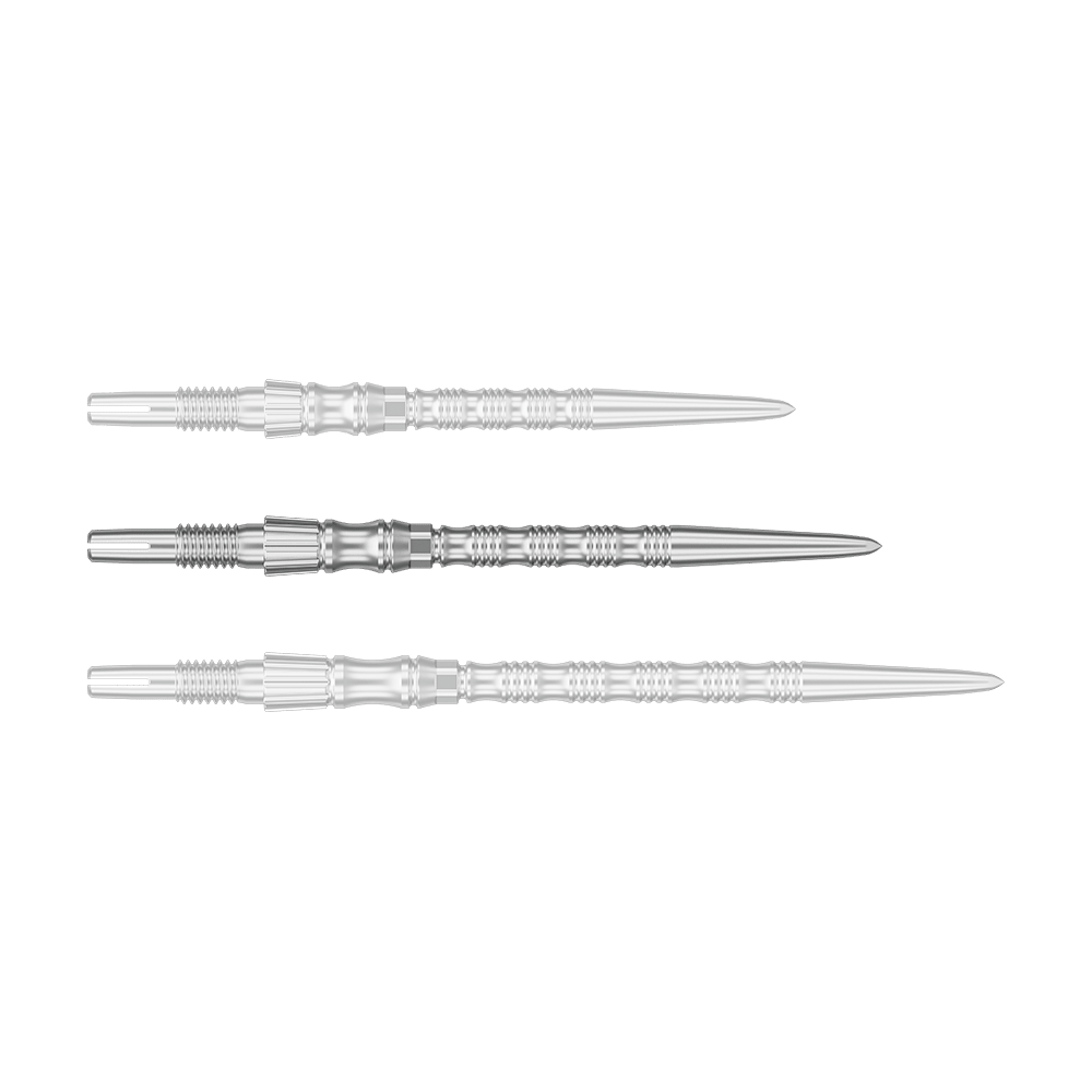 Ocelové hroty na šipky Target Signature Swiss Point TRB - stříbrné Dieses Bild zeigt eine einzelne silberne Dartspitze mit einer Länge von 35 mm. Vermutlich handelt es sich um das Modell 'Target SwissPoint Signature TRB Dartspitzen'.