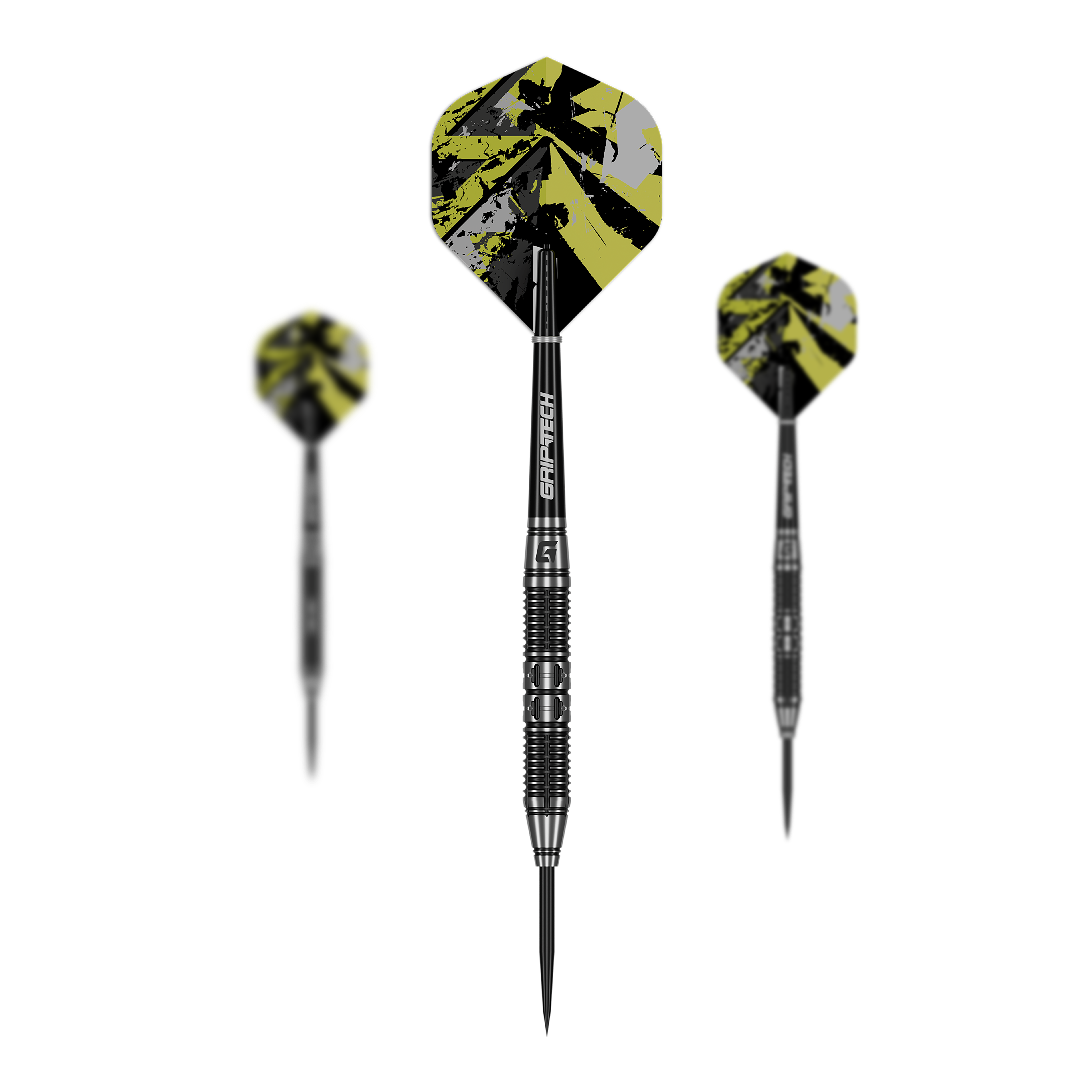 Šipky GOAT Dumbbell Steel Darts Auf dem Foto ist das Set GOAT Dumbbell Steeldarts zu sehen. Das Set enthält mehrere Steeldarts.