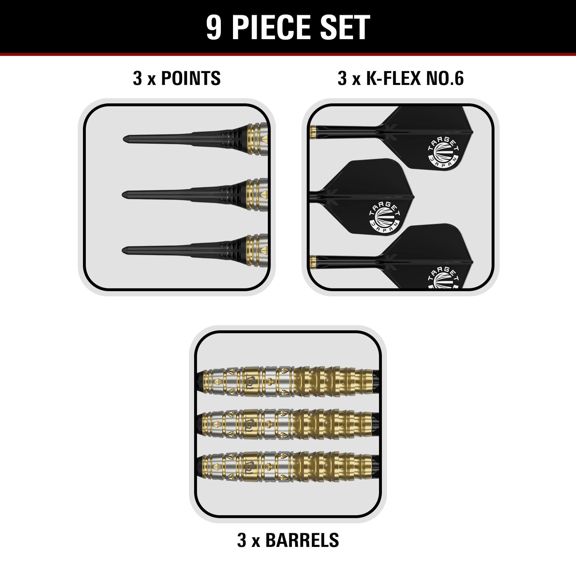 Měkké šipky Target Japan Prime Series Mayuko Morita Mayo GEN7.5 - 20g Hier sieht man die Target Japan Prime Series Mayuko Morita Mayo GEN7.5 Softdarts - 20g. Die Darts bieten ein japanisches Design und hochwertige Verarbeitung.