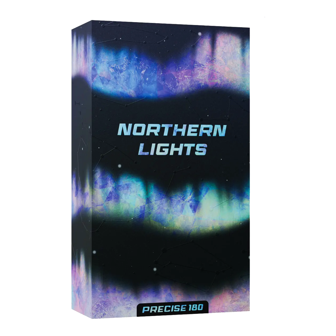 Přesné ocelové šipky Northern Lights 180 Das Foto zeigt die Precise 180 Northern Lights Steeldarts. Der Artikel ist für enthusiastische Dartspieler geeignet.