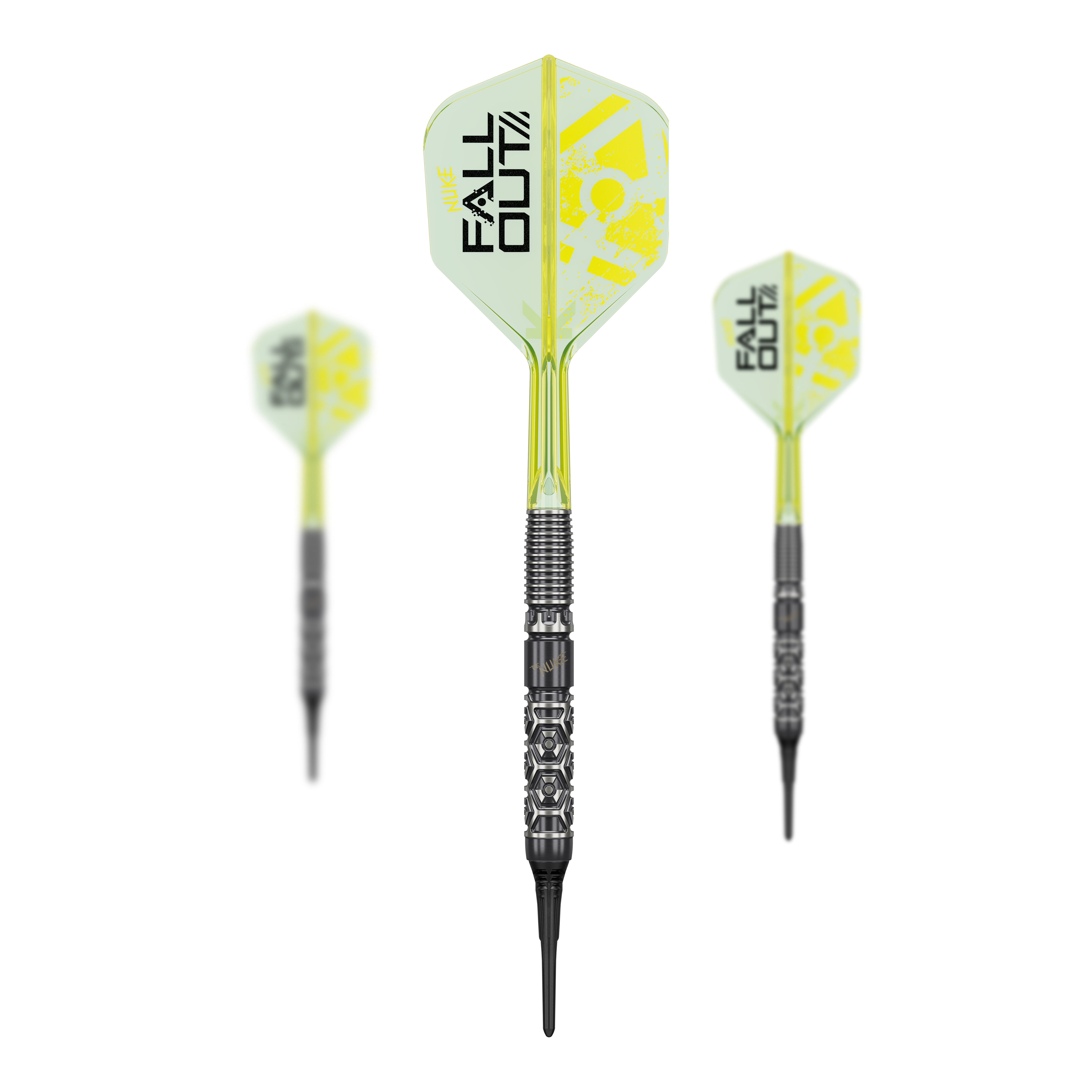 Měkké šipky Target Luke Littler Nuke Fallout - 19g Abgebildet ist ein Set der Target Luke Littler Nuke Fallout Softdarts - 19g. Diese Softdarts sind speziell für den modernen Dartsport entwickelt.
