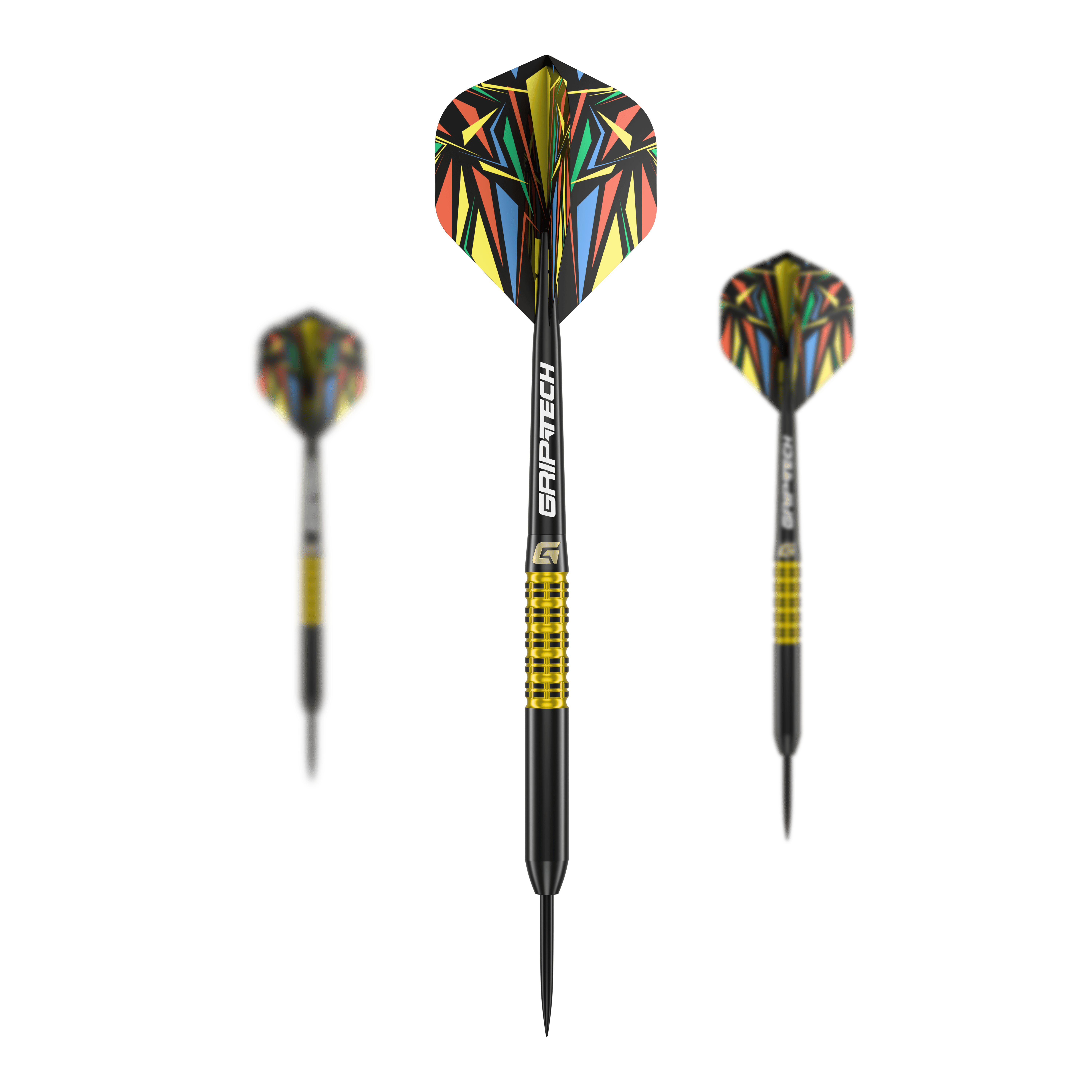 GOAT Athlete Yellow Mosaz Steeldarts - 12g