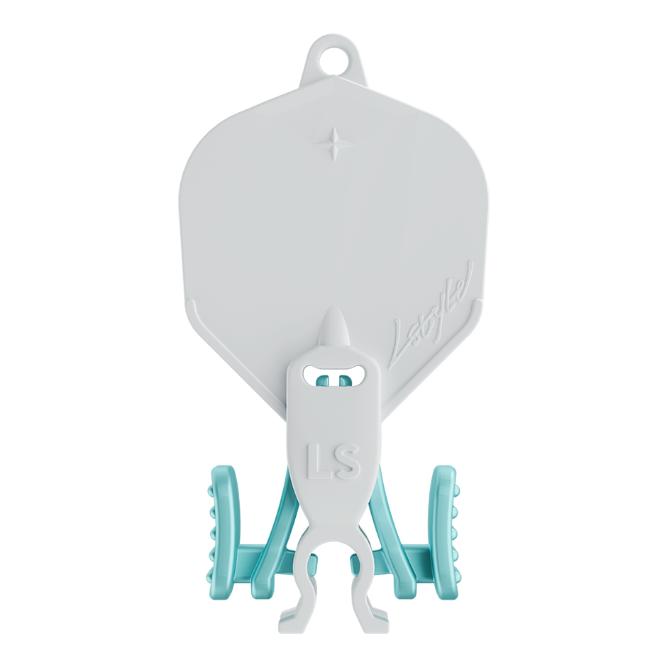 Nástroj pro demontáž hřídele L-System Key-2 Dieses Bild zeigt das L-Style L-System Key-2 Flight Shaft Remover Tool. Das Produkt dient zum Entfernen von Dart Flights und Shafts.
