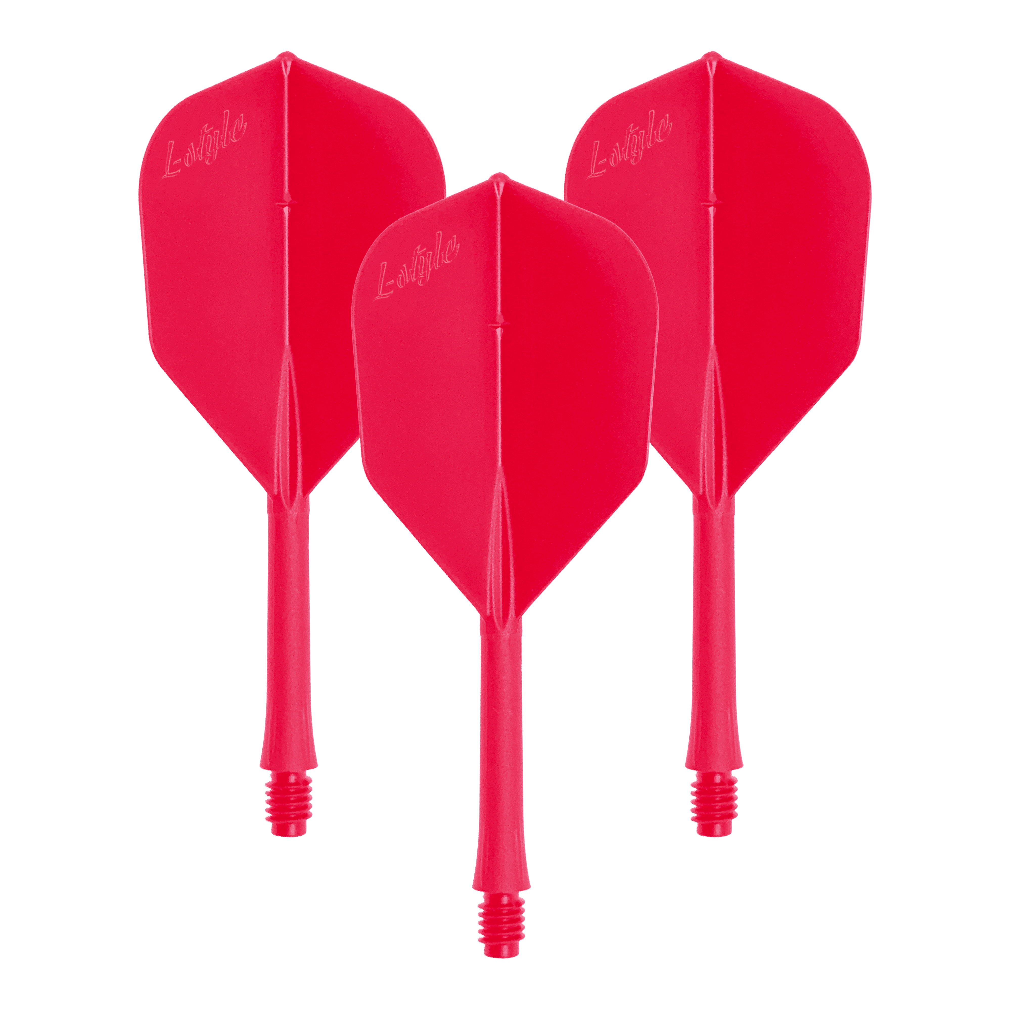 Dieses Bild zeigt einen Artikel mit dem Dateinamen LSF-903_L-Style_BarFlight_Rot_1Set. Wahrscheinlich ist es ein Set mit roten Dart-Flights.