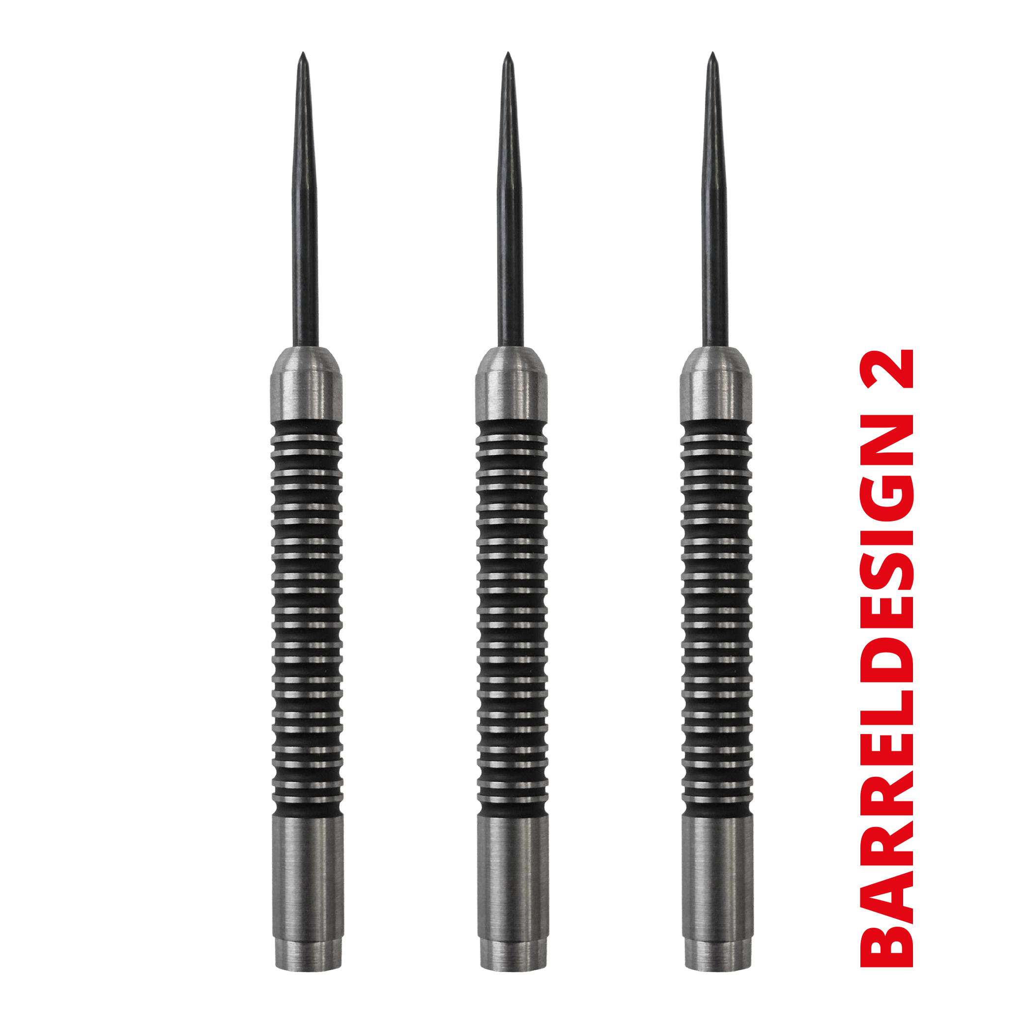 Super Grip 90 % Steeldart Barrels Das Bild zeigt die Super Grip 85 % Steeldart Barrels. Diese Barrels sind besonders für Steeldartspieler geeignet.