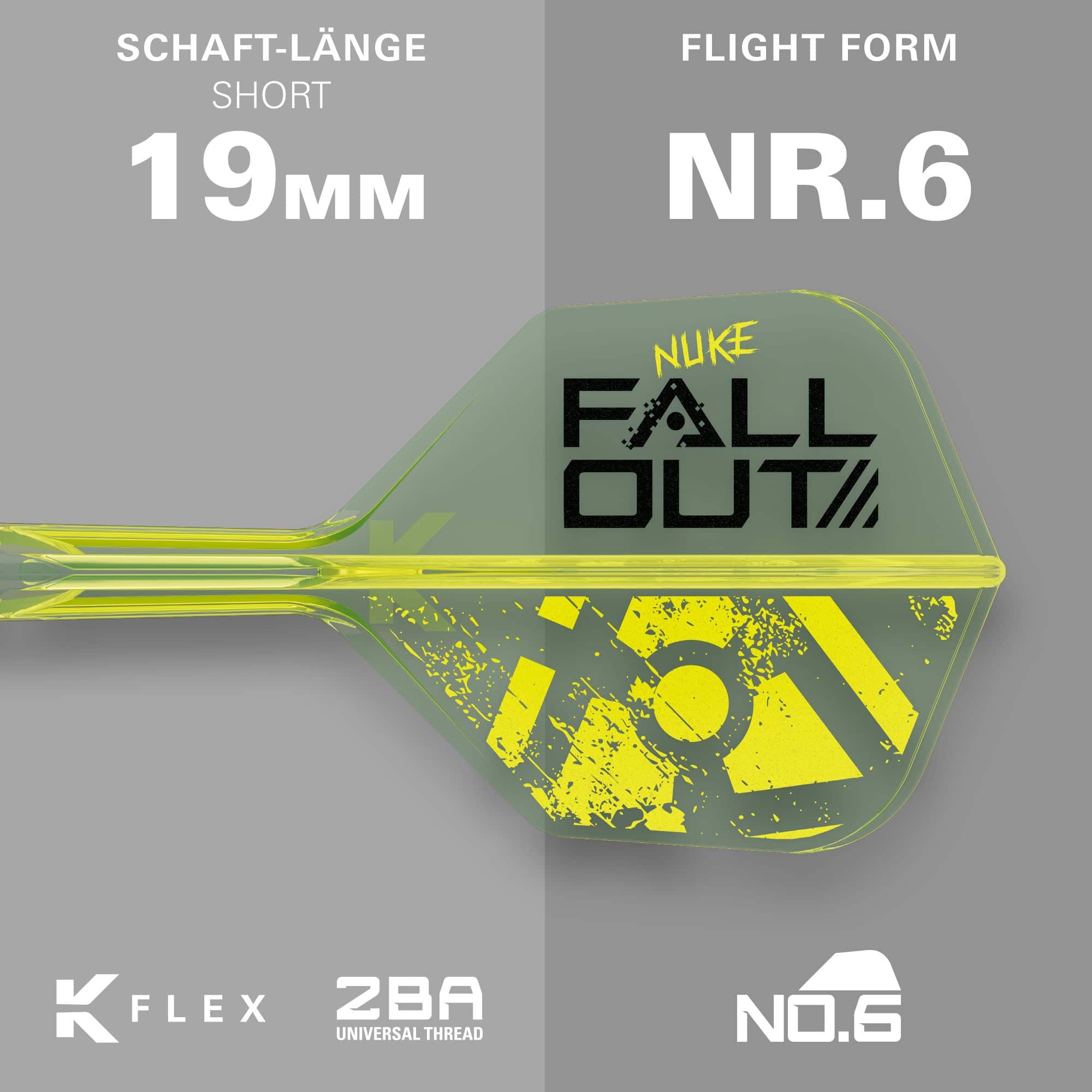 Měkké šipky Target Luke Littler Nuke Fallout - 19g
