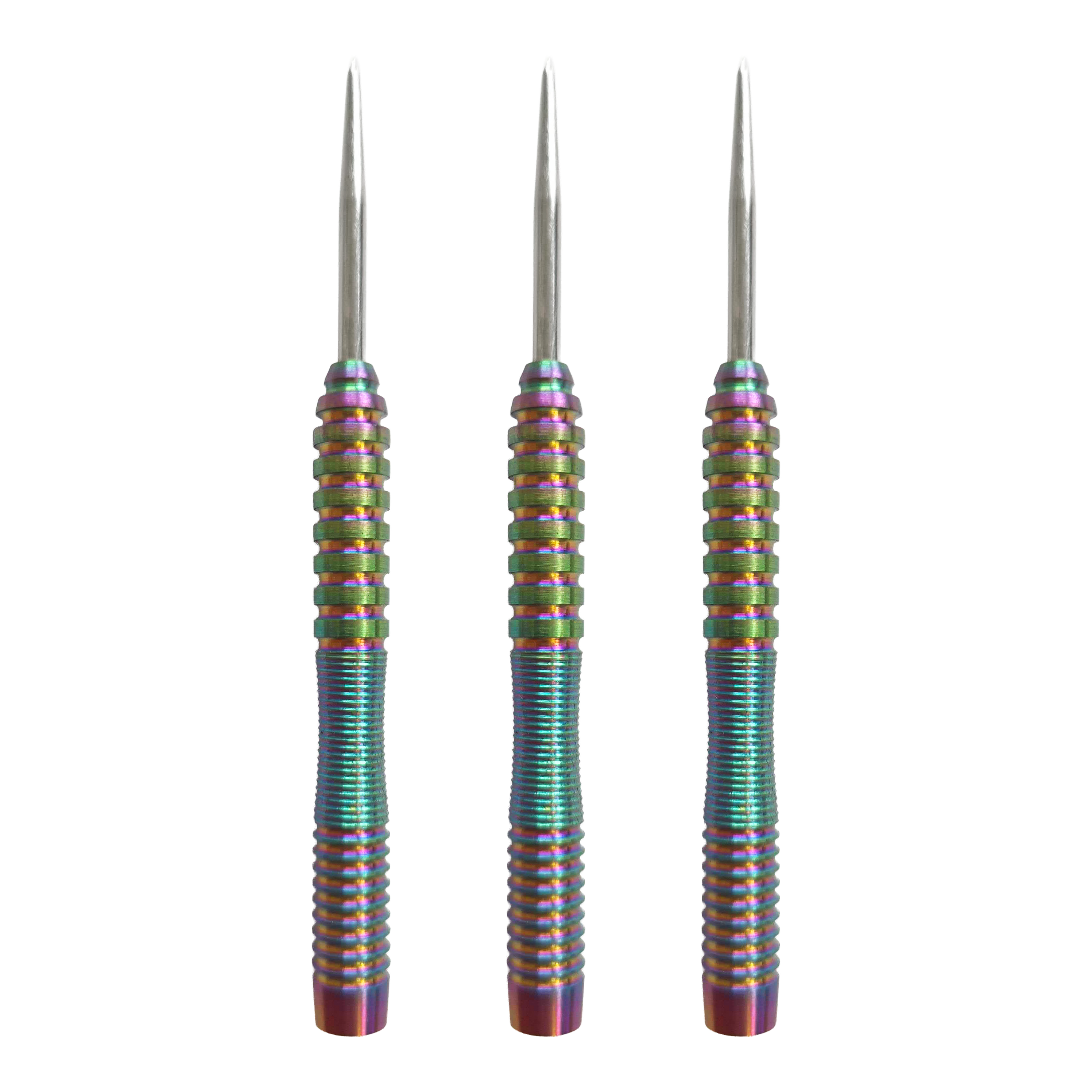 Ocelové hlavice na šipky McDart Rainbow 3 - 22g Hier ist das Produkt McDart Rainbow 3 Steeldart-Barrels - 22g abgebildet. Das Set enthält Steeldart-Barrels im bunten Look.