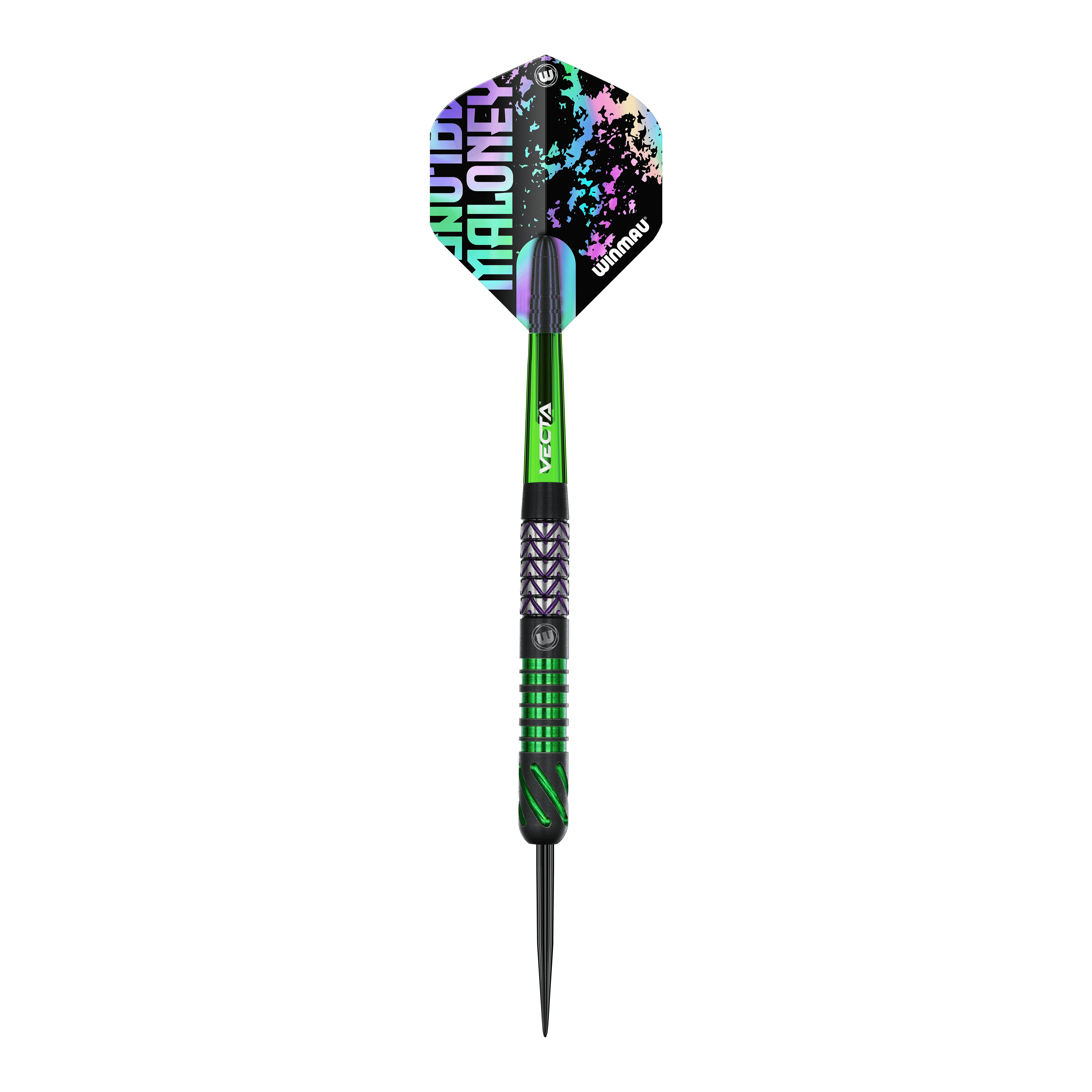 Ocelové šipky Winmau Mike Maloney Gezeigt werden die Winmau Mike Maloney Steeldarts. Sie sind ideal für Dart-Wettkämpfe und Hobbyspieler.