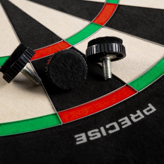Precizní ocelový terč 180 Endorphine s číselným kroužkem - arktická modrá Hier wird das Precise 180 Endorphine Steeldartboard mit Nummernring in Weiß dargestellt. Das Produkt ist speziell für Dartsportler entwickelt worden.