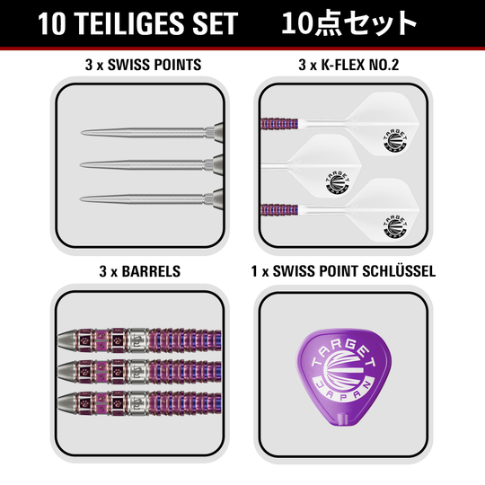 Šipky Target Japan Prime Series Mayo GEN8 Swiss Point Steel