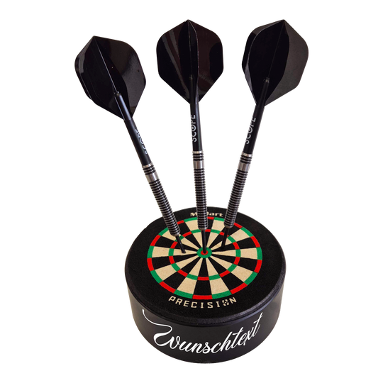 Terč McDart Precision Mini s vlastním textem Gezeigt wird ein Artikel mit dem Dateinamen 765_McDart_Mini_Precision_Dartboard_Darthalter_1_WeatherSunday. Das Produkt gehört vermutlich zur Kategorie Dartboard-Halterungen.