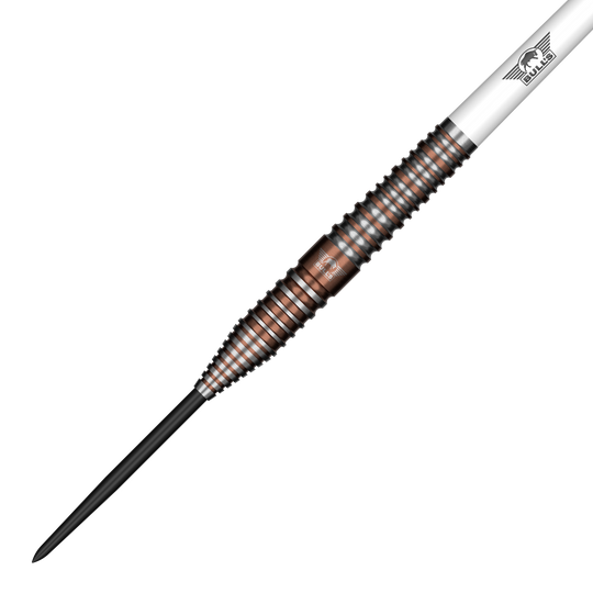 Ocelové šipky Bulls NL Max Hopp E5 Das Bild zeigt Bulls NL Max Hopp E5 Steeldarts. Die Darts sind hochwertig verarbeitet und optimal für Turnierspieler.