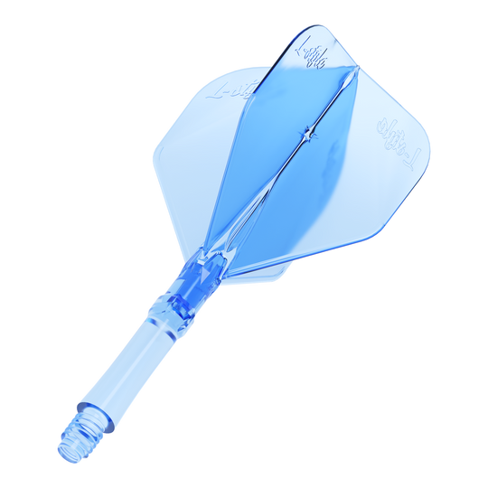 Letky L-Style L-Sytem – Clear Blue Abgebildet ist das Produkt L-Style L-Sytem Flights - Clear Blue. Die transparent blauen Flights werden zum Spielen von Darts verwendet.