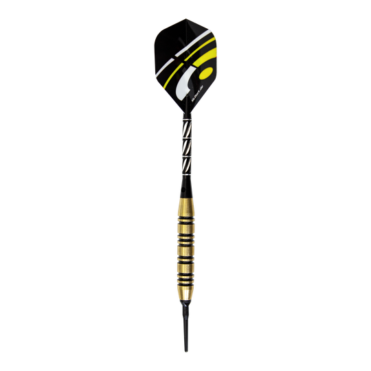 McDart Black Stripe Brass Softdarts - 17g