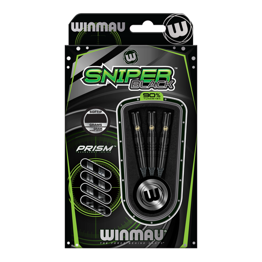 Winmau Sniper Black měkké šipky - 20g