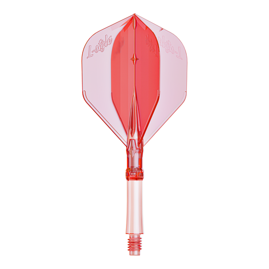 Letky L-Style L-System - čirá červená Ein Flight-Zubehör für Darts in klarer roter Farbe. Geeignet für Dartspieler zur Individualisierung ihrer Darts.