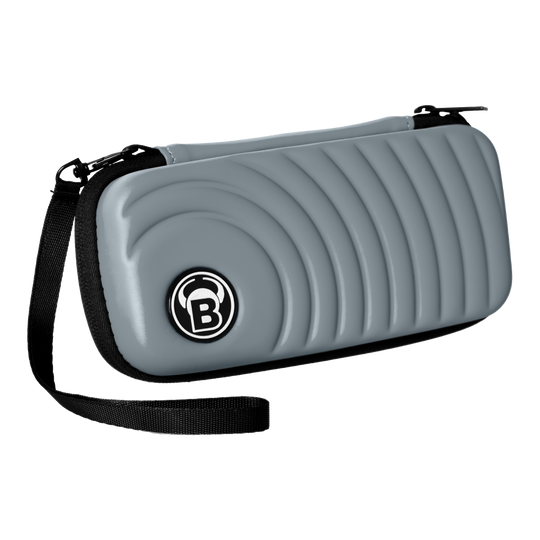 Pouzdro na šipky Bulls Orbis S - šedé Das Bild zeigt das Produkt Bulls Orbis S Dartcase in Grau. Die Darttasche ist hochwertig und eignet sich zur sicheren Aufbewahrung von Darts.