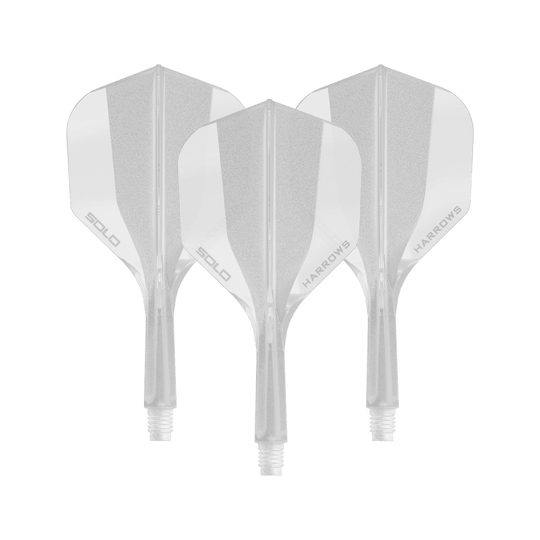 Systém letákové hřídele Harrows Solo No6 - čirý Zu sehen ist ein Harrows Solo No6 Flight Shaft System in klarer Ausführung, 20mm, als Set. Das Produkt wird als Ersatzteil für Dartpfeile verwendet.
