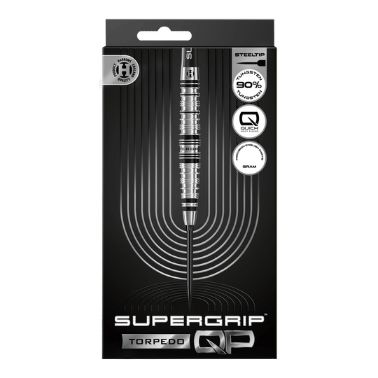 Šipky Harrows Supergrip Torpedo Quick Point ocelové Hier werden die Harrows Supergrip Torpedo Quick Point Steeldarts dargestellt. Diese Darts sind robust und für hohe Performance beim Spielen geeignet.