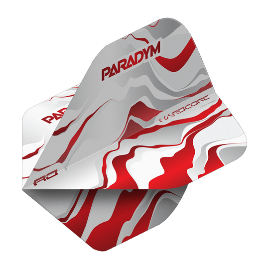 Red Dragon Hardcore Premium Paradym Red Premium No2 Standardní letky Zu sehen sind Red Dragon Hardcore Premium Paradym Red Premium No2 Standard Flights. Dieses Dart-Flight-Set besticht durch ein rotes Premium-Design.
