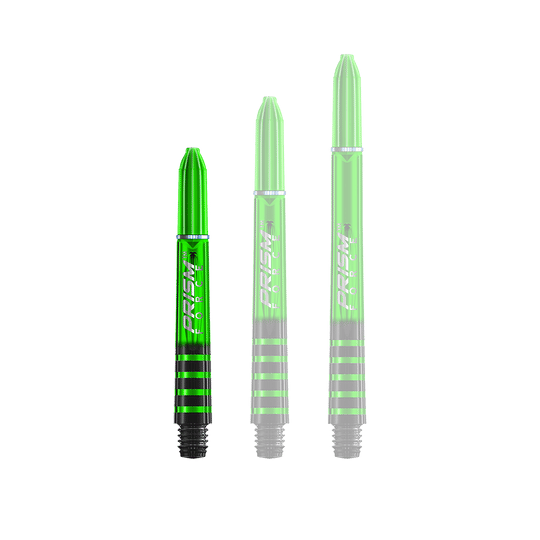 Hřídele Winmau Prism Force - Zelená