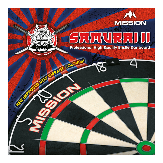 Mission Samurai 2 Steeldartboard