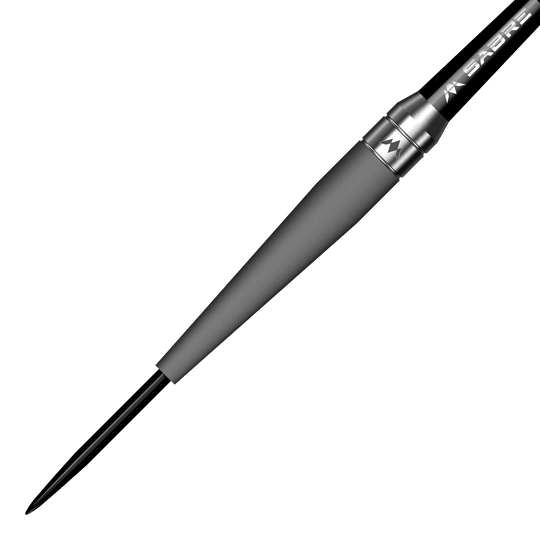 Ocelové šipky Mission Saturn Titan Das Bild zeigt einen Mission Saturn Titan Steeldart. Der Dartpfeil hat eine schlanke, metallische Spitze und einen matten Schaft.