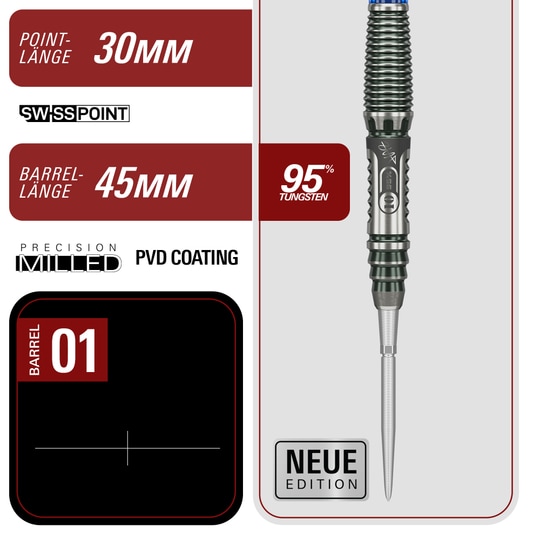 Šipky Target Japan Rising Sun GEN 10.5 Swiss Point Steeldarts Target Japan Rising Sun GEN 10.5 Swiss Point Steeldarts sind abgebildet. Die Darts haben ein modernes Design und sind für Präzision beim Spiel gemacht.