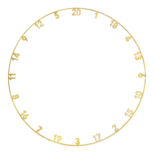 Precise 180 Endorphine Steel Dartboard s číslovaným kroužkem - zlatý Dieses Bild zeigt das Precise 180 Endorphine Steeldartboard mit Nummernring in Gold. Das Board eignet sich ideal für Dart-Fans, die Wert auf Design legen.