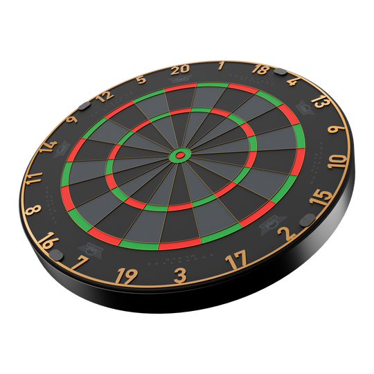 Ocelový terč Bulls NL Advantage Black Edition Dieses Bild zeigt das BullsNL Advantage Black Edition Steeldartboard. Es handelt sich um eine zusätzliche Produktdarstellung.