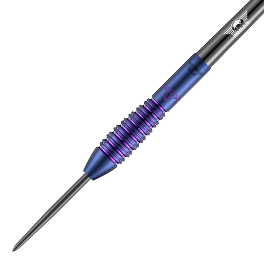 Abgebildet sind die Bulls NL Christel Timmermans Satellite 90 Steeldarts 25g. Die Steeldarts zeichnen sich durch hohe Qualität aus.
