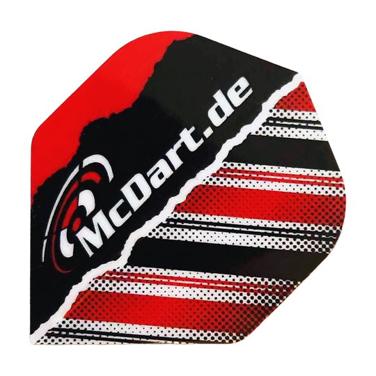 Standardní letky McDart Design V7 Abgebildet sind die McDart Design V7 Standard Flights. Die Flights eignen sich für Dartpfeile.